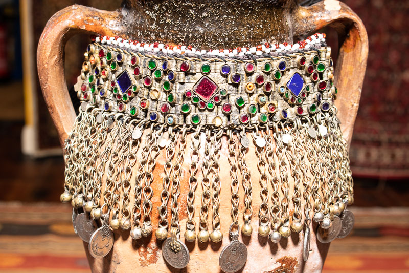 AN554 Afghan Tribal Kuchi Choker Necklace